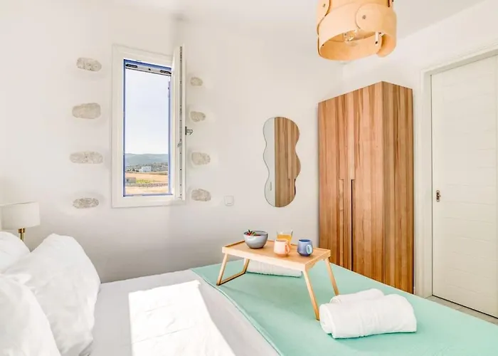 Paros Sea View Eco - Aetherian Ciel Villas, Niso 別荘 Mármara