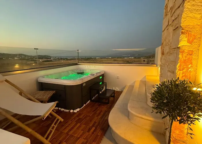 Paros Sea View Eco - Aetherian Ciel Villas, Niso Mármara